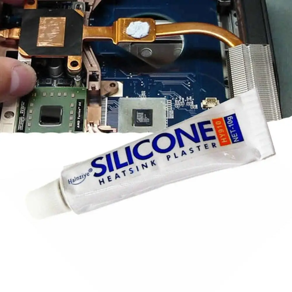 Pegamento térmico de silicona HY910, 5g, pasta de silicona conductora, LED, disipador de calor, yeso GPU