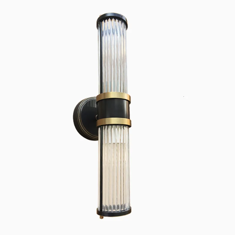 Luxury Fancy Gold Black Wall Lamp Beside The Mirror Deco Maison deco maison aplique luz pared