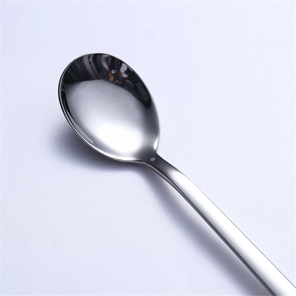1 шт. ложка практичная прочная нержавеющая сталь Удобная для переноски кофейная ложка Мороженое чайная ложка, кухонная посуда ложка чайня
