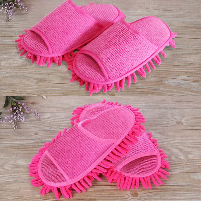 Microfibre Mop Slipper House Floor Foot Shoes Lazy Polishing Cleaning Dust Tool J99Store