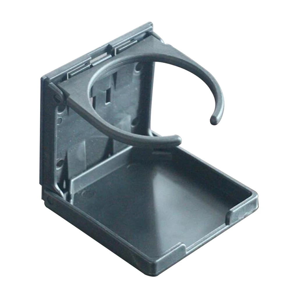 Adjustable Foldable Water Drink Cup Bottle Can Beverage Mugs Holder Black