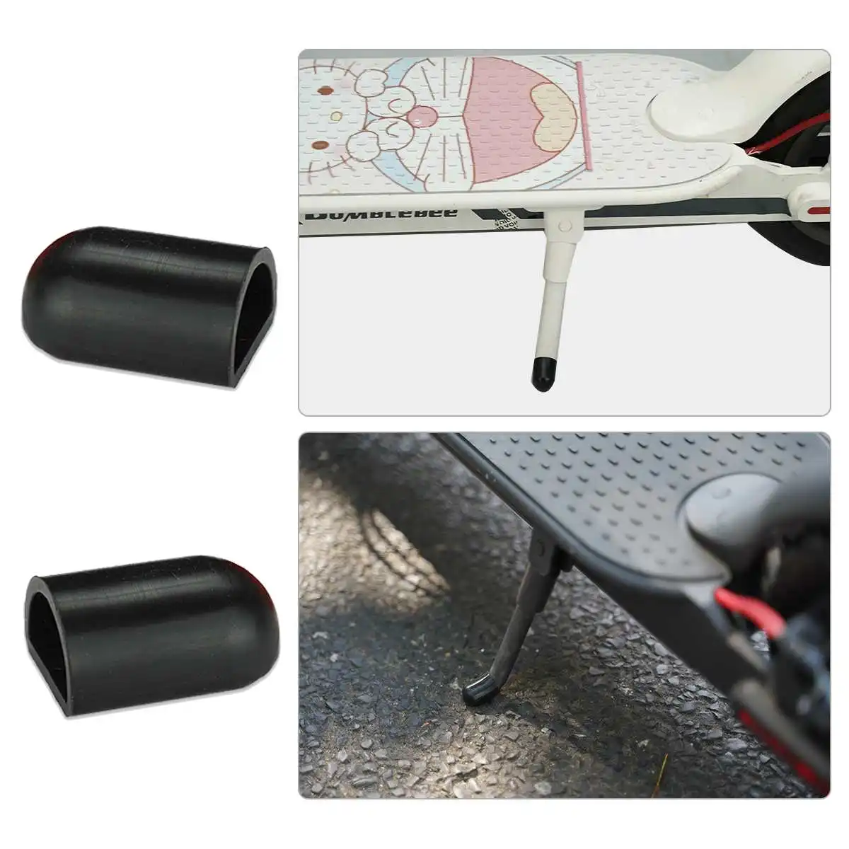 2 pieces of silicone cap M365 electric scooter foot support silicone sleeve for Xiaomi M365 scooter accessories