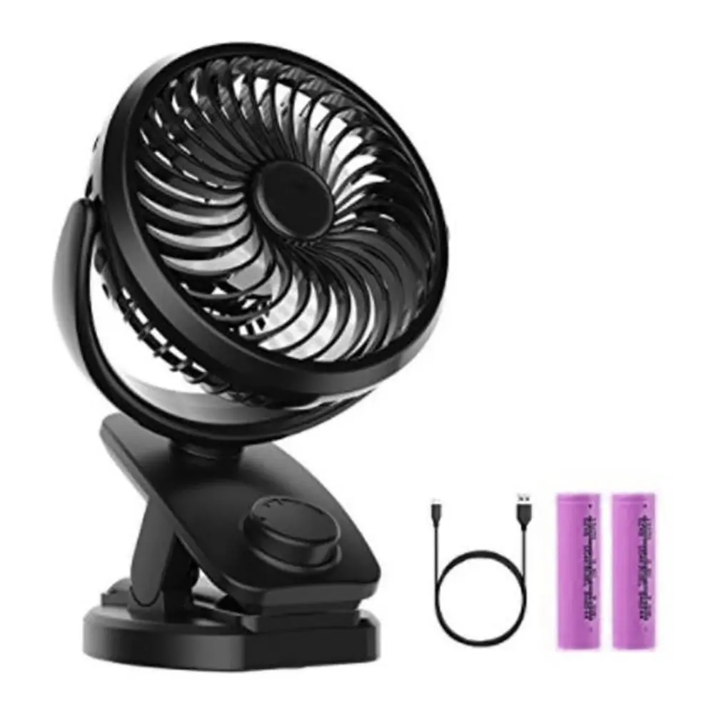 

Usb Double Battery Clip Fan Mini Charging Fan Clip Small Fan Aromatherapy Professional Fashion Portable