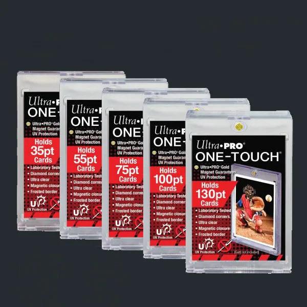 5 шт./лот Ultra Pro 35pt 55PT 75PT чехлы с держателем ONE-TOUCH-Вмещает обычный бейсбол футбол
