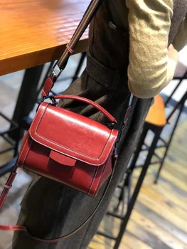 

2020 ladies shoulder bag new stitching leather women bag leather handbag Crossbody bag