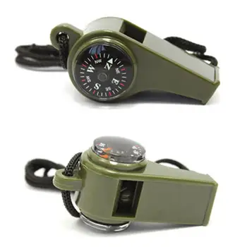 

HiMISS 3 in1 Outdoor whistle Whistle Compass Thermometer Outdoor Camping Hiking Emergency Survival Gear 40cm