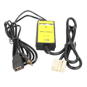 

5+7Pin USB AUX Mp3 Player Adapter Car Stereo CD Changer Adapter for Toyota Camry Corolla Lexus RAV4 Yaris