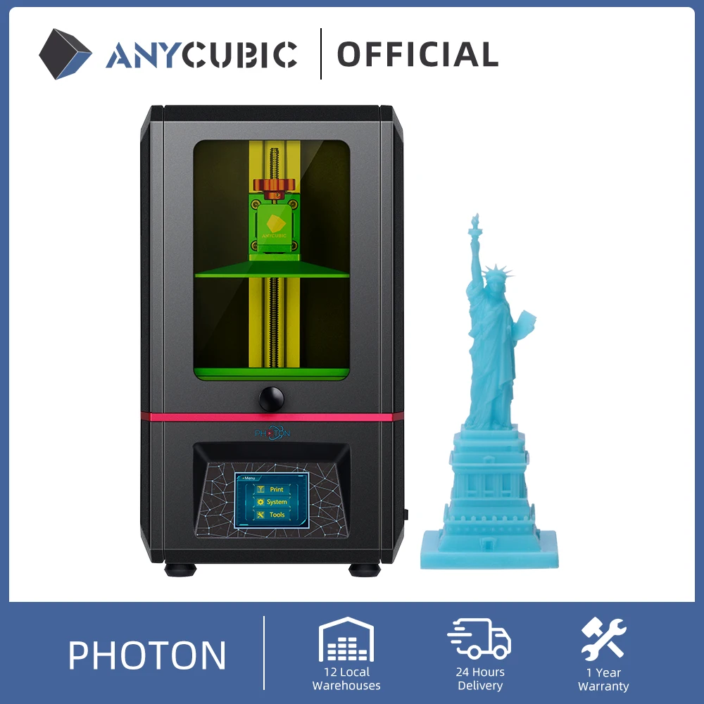 ANYCUBIC Photon SLA 3D принтер размера плюс офлайн УФ LCD печать Impresora Drucker Impressora|3D принтеры| |