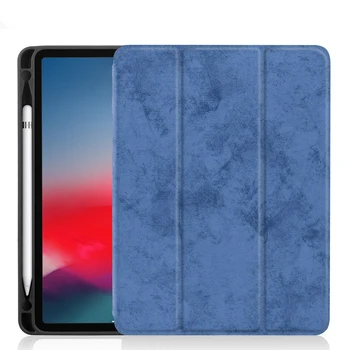 

PU Tablet Cae For iPad Pro 10.5 Case with Pencil Holder for iPad Air 3 2019 Case Funda Cover for iPad 10.2 2019 Case Pro 11 Case