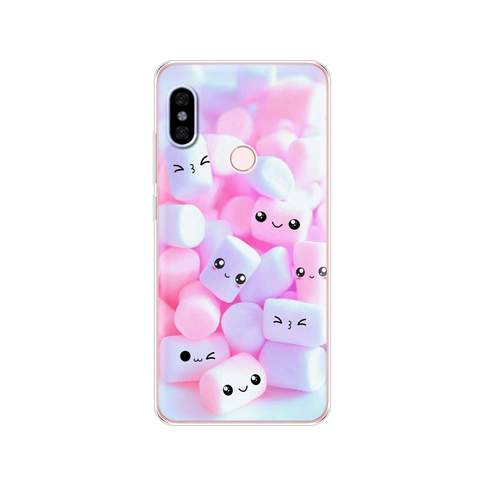 Ốp Lưng Silicon Cho Xiaomi Redmi Note 5 Phiên Bản Toàn Cầu Ốp Lưng Mềm Tpu Bao Ốp Cho Redmi Note 5 Pro Vỏ mèo Hoa 