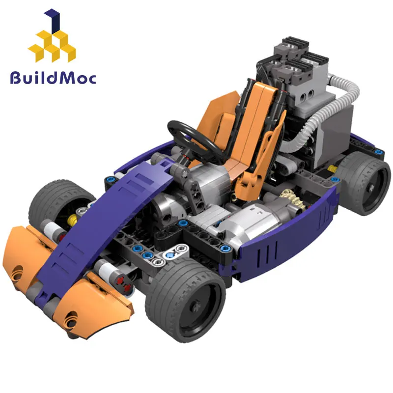 Buildmoc Go-Kart SBrick Technic пульт дистанционного управления вездеходный автомобиль для