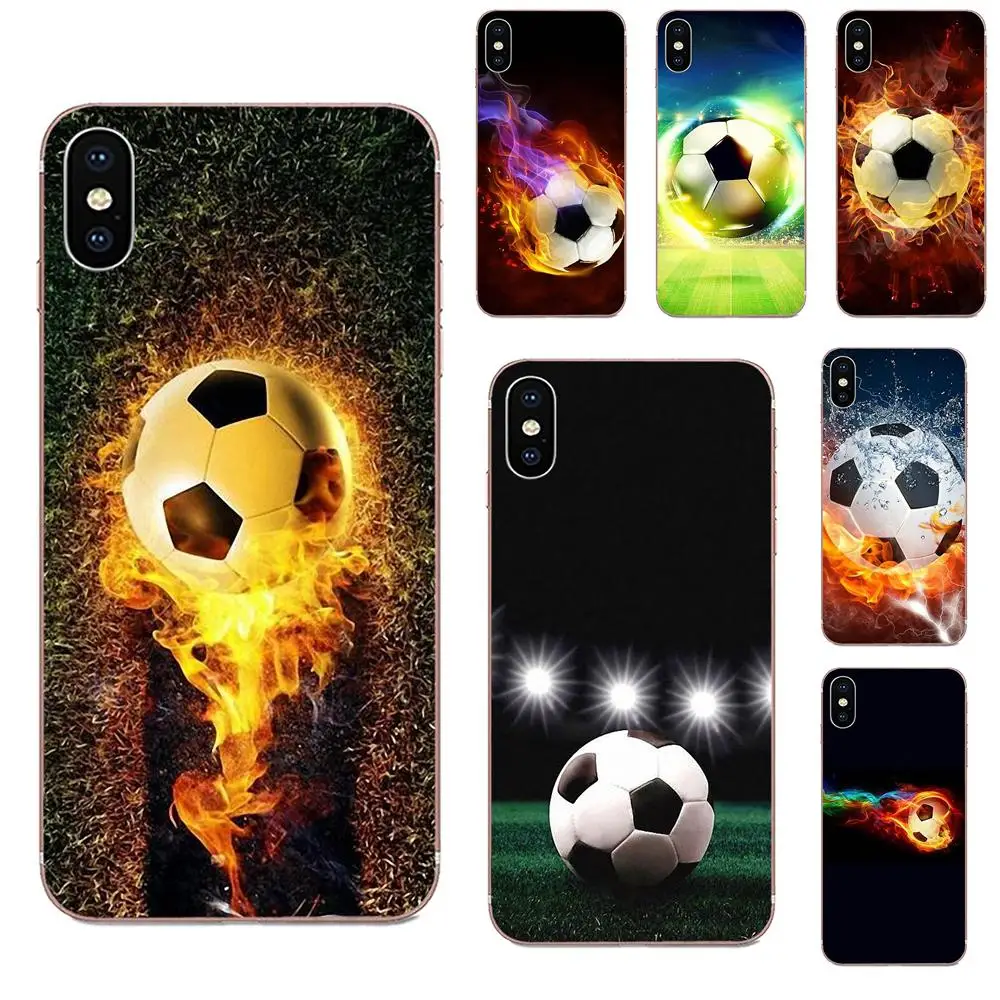 Мягкий термополиуретановый принт для Xiaomi Redmi Note 2 3 3S 4 4A 4X 5 5A 6 6A Pro Plus Fire Football Soccer Ball |