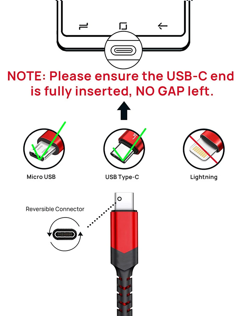 3A Fast Charging Type C Cable Charger Nylon Data Cord Micro USB Cable Android Mobile Phone Cable For Huawei Samsung S20 XiaoMi 9