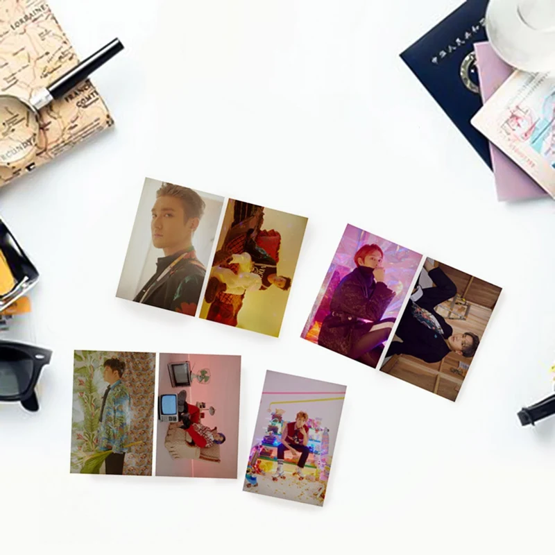 10 шт./компл. Kpop Super Junior альбом автограф Фотокарта Dong коллективных карты Бумага фотокарточек фотография