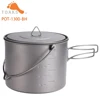 TOAKS TITANIUM POT WITH BAIL HANDLE Outdoor Camping Pot Lightweight Equipment 750ml, 1100ml, 1300ml, 1600ml, 2000ml 5