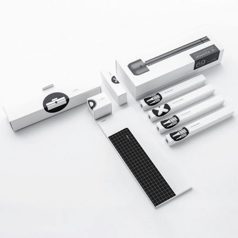 WOWSTICK 1F+ мини электрический шуруповерт перезаряжаемый беспроводной набор отверток с светодиодный литиевой батареей
