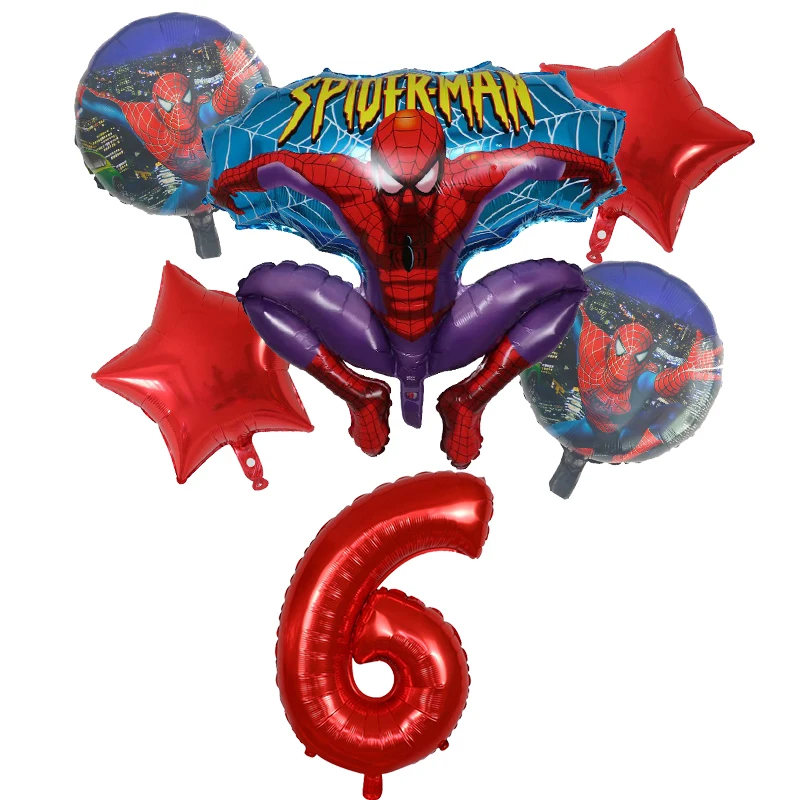 Воздушные шары из фольги «Человек-паук», «супергерой», «мстители», для детей 1, 2, 3, 4, 5 лет, украшение для вечеринки на день рождения, детская игрушка для душа - Цвет: Светло-зеленый