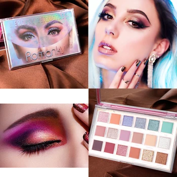 

18 Color Pearlescent Matte Eyeshadow Palette Mercury Starry Sky Fantasy Highlight Eye Shadow Eye Makeup Cosmetic Gift TSLM1