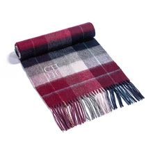 

CHCH Men Scarf Warm Wool More Color for Red Gray Blue Brown Winter Scarf 30x180cm