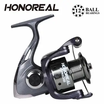 

Honoreal 2019 New Fishing coil handshake 11+1BB Spinning Fishing Reel Professional Metal Left/Right Hand Fishing Reel Wheels