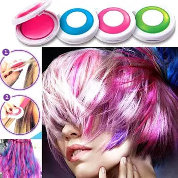 

Temporary Hair Dye Washable Pro Salon One-time Hair Dye Color Paint Disposable Hair Rainbow Hair Chalk Colorful Styling 1 pcs