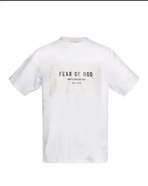 FEAR OF GOD letter print T-Shirt 1