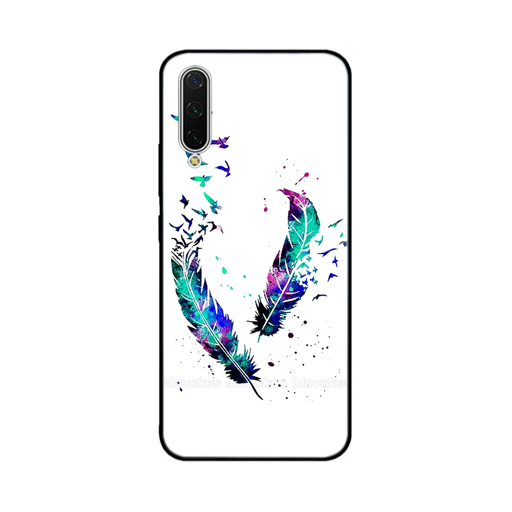 neck pouch for phone Silicone Case For Xiaomi MI A3 Case Cute Cartoon Funda Phone Case For Xiomi Xiaomi MI A3 Bumper Coque MiA3 A 3 Soft Cover Case best iphone wallet case Cases & Covers