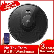 ABIR X8 Vacuum Cleaner Robot|Laser System| Multiple Floors Maps| Zone Cleaning| Restricted Area Setting for Home Carpet Washing