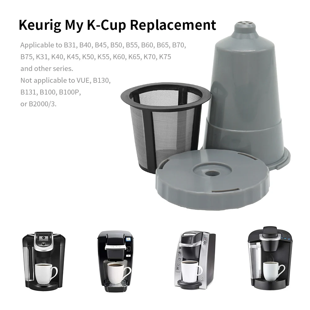 3 предмета кофейные фильтры многоразовая капсула для кофе чашка для Keurig My K-Cup кофе фильтровальная капсула чашка для домашней кухни