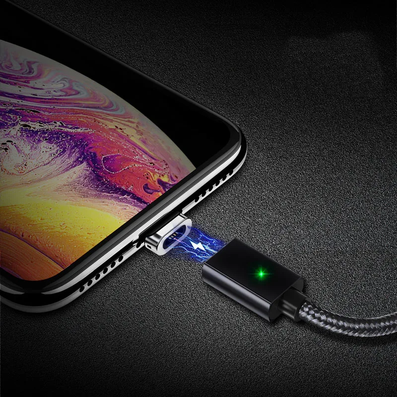 Магнитный кабель для Iphone, три в одном, Магнитный провод, провод для быстрой зарядки, микро USB кабели для мобильного телефона