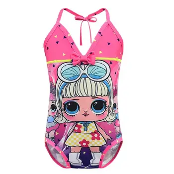 

Bathing Suit Girls Baby Toddler L.O.L One Piece Swimsuit Cute Cartoon Beach Wear Kids Swimwear Bow Girls Bikini Beach Wear