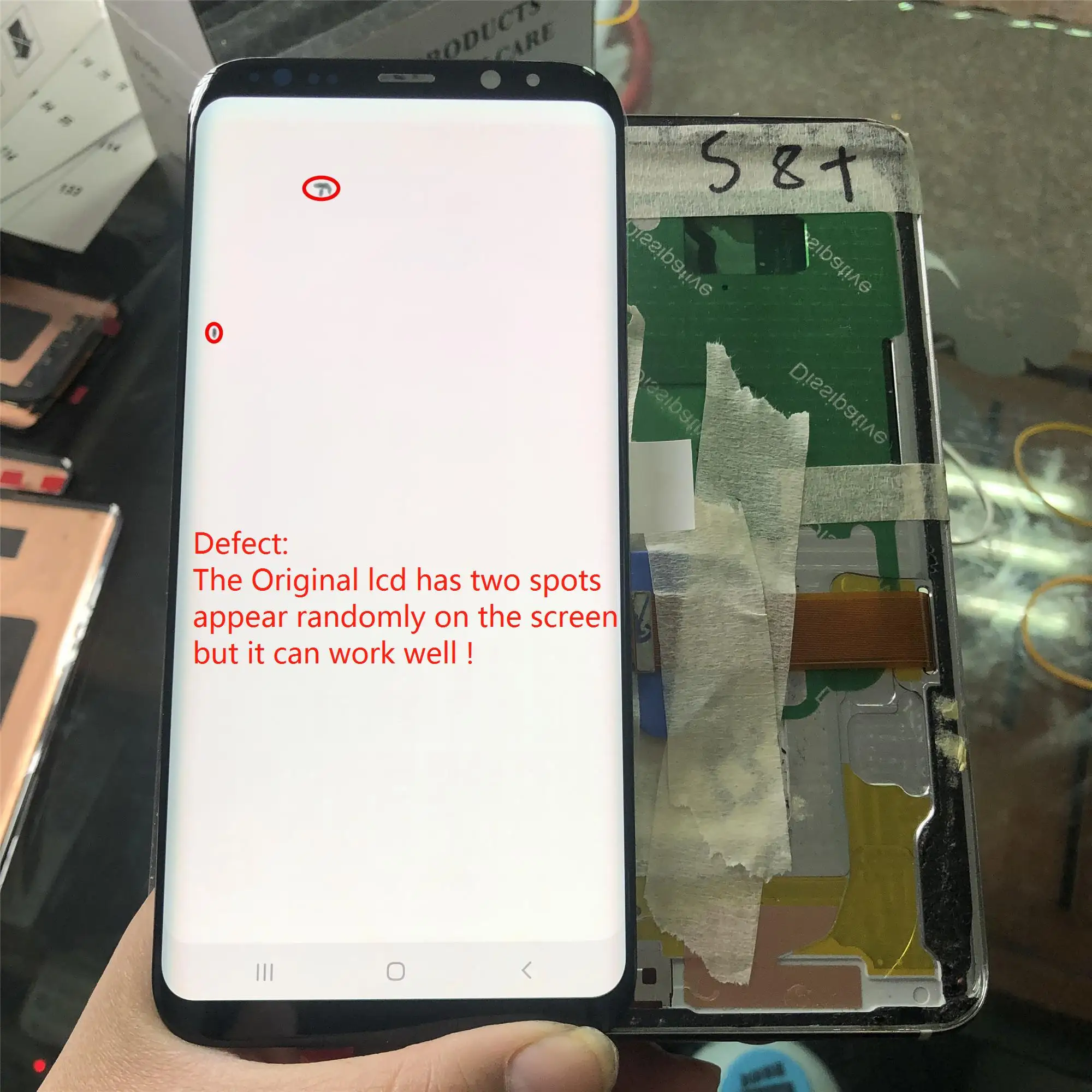 Original For Samsung Galaxy S8 Plus LCD Display