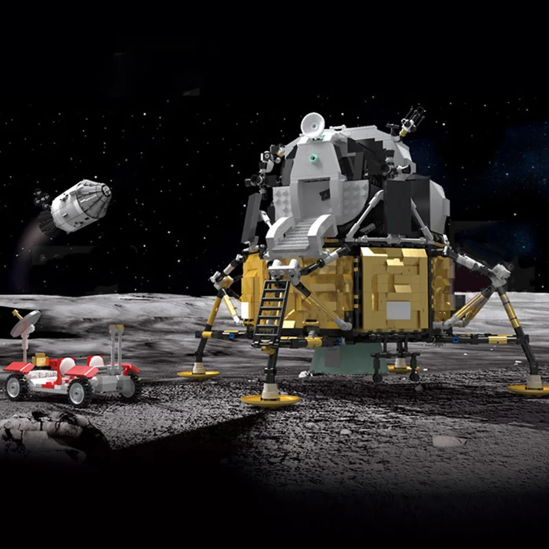 Мпц 26457 Apollo 11 звезда детские игрушки сделай сам войны модель космического