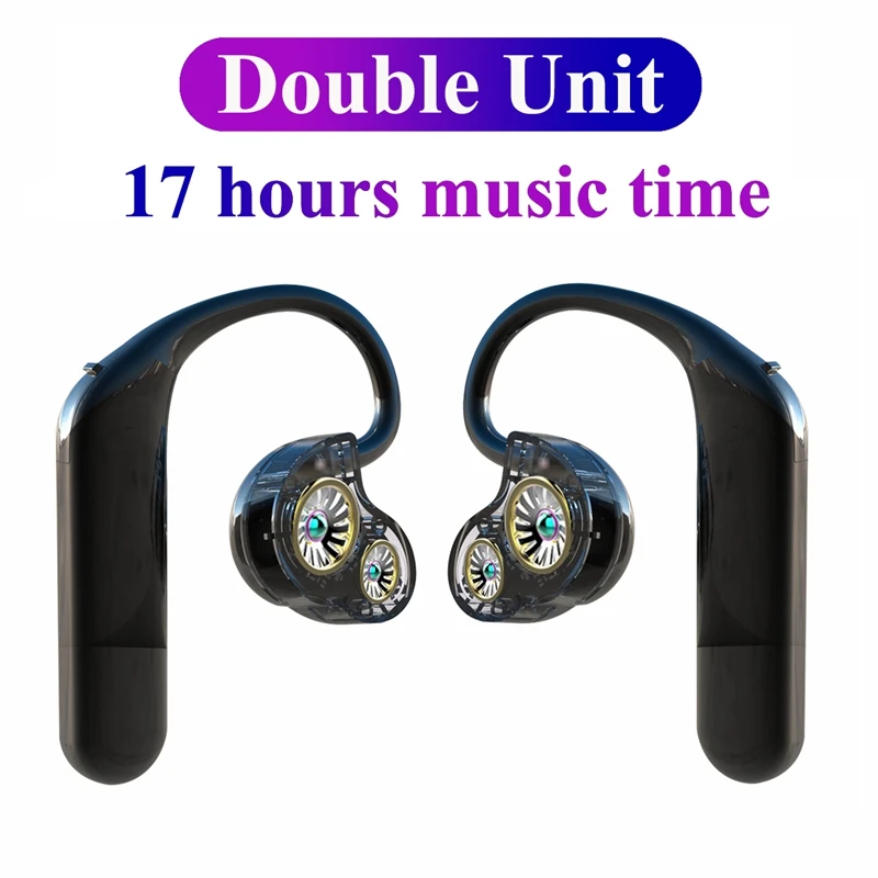 

TWS Bluetooth 5.0 True Wireless Earphone Dual Dynamic Drivers Noise Cancelling Wireless Earbuds HiFi Stereo Bluetooth Earphone