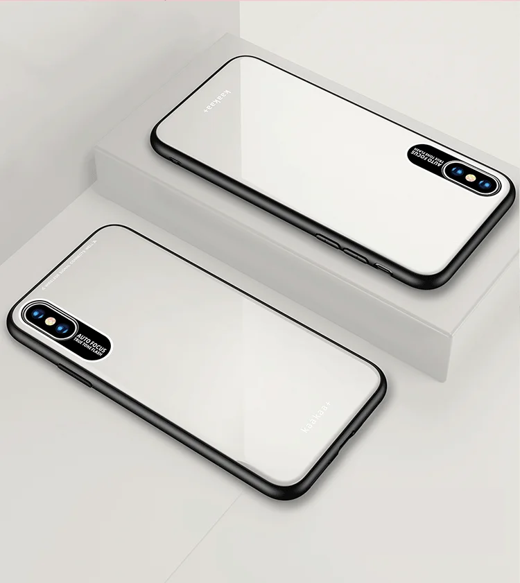 Глянцевый чехол для телефона из оргстекла iphone 6 6s 7 8 plus X XR XS MAX 11 pro max яркая задняя