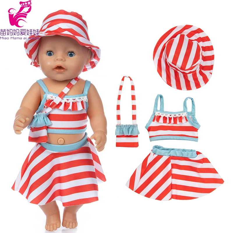 17 inch 43cm baby doll boy swimming pants  18 inch american og girl doll bikini doll clothes 16