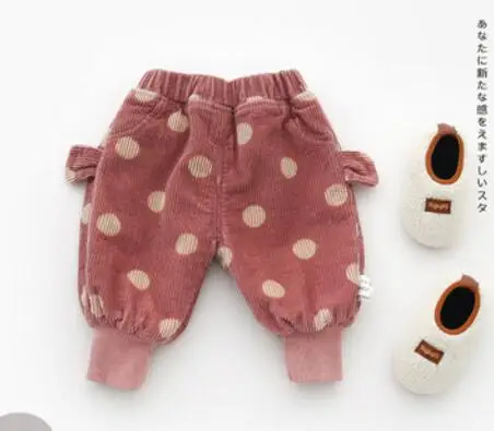 as picture Newborn Retail New Winter Kids Clothing Boys Girl Infant Fashion Dot Bottom Harem Pants Leggings Trousers Children PP Pants - Цвет: as picture