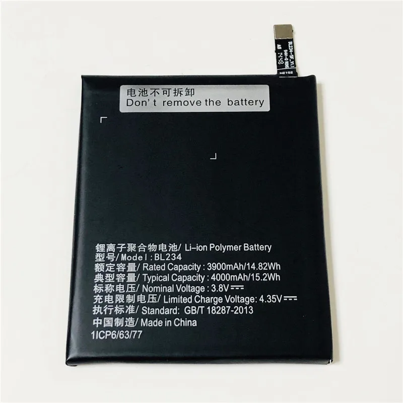3 8 V 4000mAh BL234 для Lenovo A5000 MT6582 5 0 &quotаккумулятор Batterie Bateria batterij Batteri|Аккумуляторы