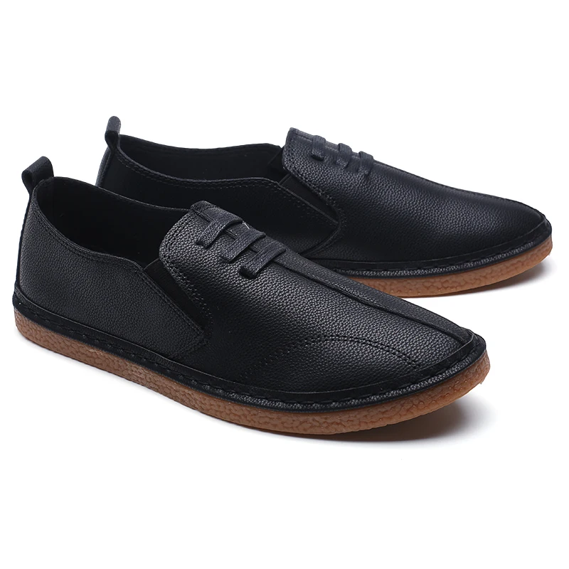 Новинка 2020 мужские туфли оксфорды повседневная обувь модная мужская кожаная