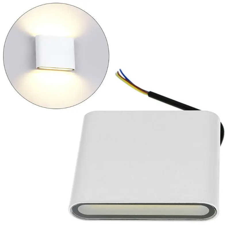 6W Outdoor Waterproof IP65 Wall Light Indoor Decorated Sconce Modern Wall Lamp - Испускаемый цвет: WM