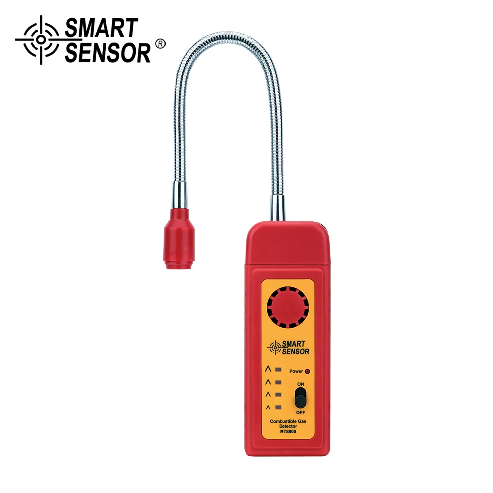Beste Gas Analyzer Brandbaar Gas Detector Poort Ontvlambaar Natural Gaslek Meter Tester Air Kwaliteit Monitor Alarm voor Gevaarlijke Gas