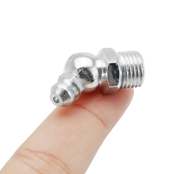 

130 Pcs Hydraulics Grease Nipples Fitting Metric Imperial BSP UNF M6 M8 M10 45 Degrees _WK