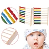 Wooden Abacus 10-row Colorful Beads Counting Kid Maths Learning educational toy 5