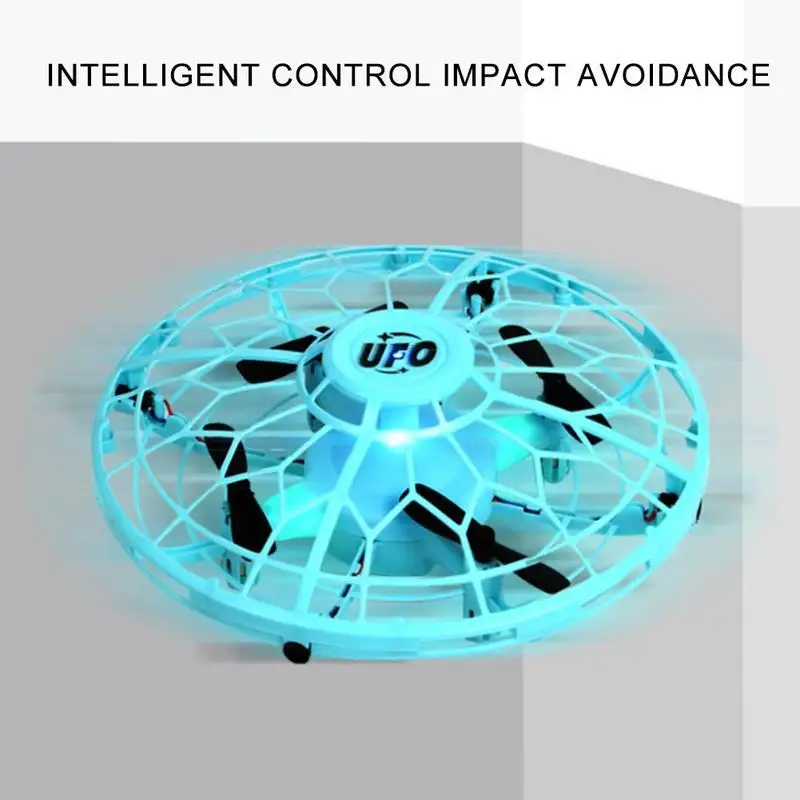 Мини UFO Drone Infaraed индукция самолет управление жестами вертолет без дистанционного управления USB перезаряжаемая UFO игрушка для детей