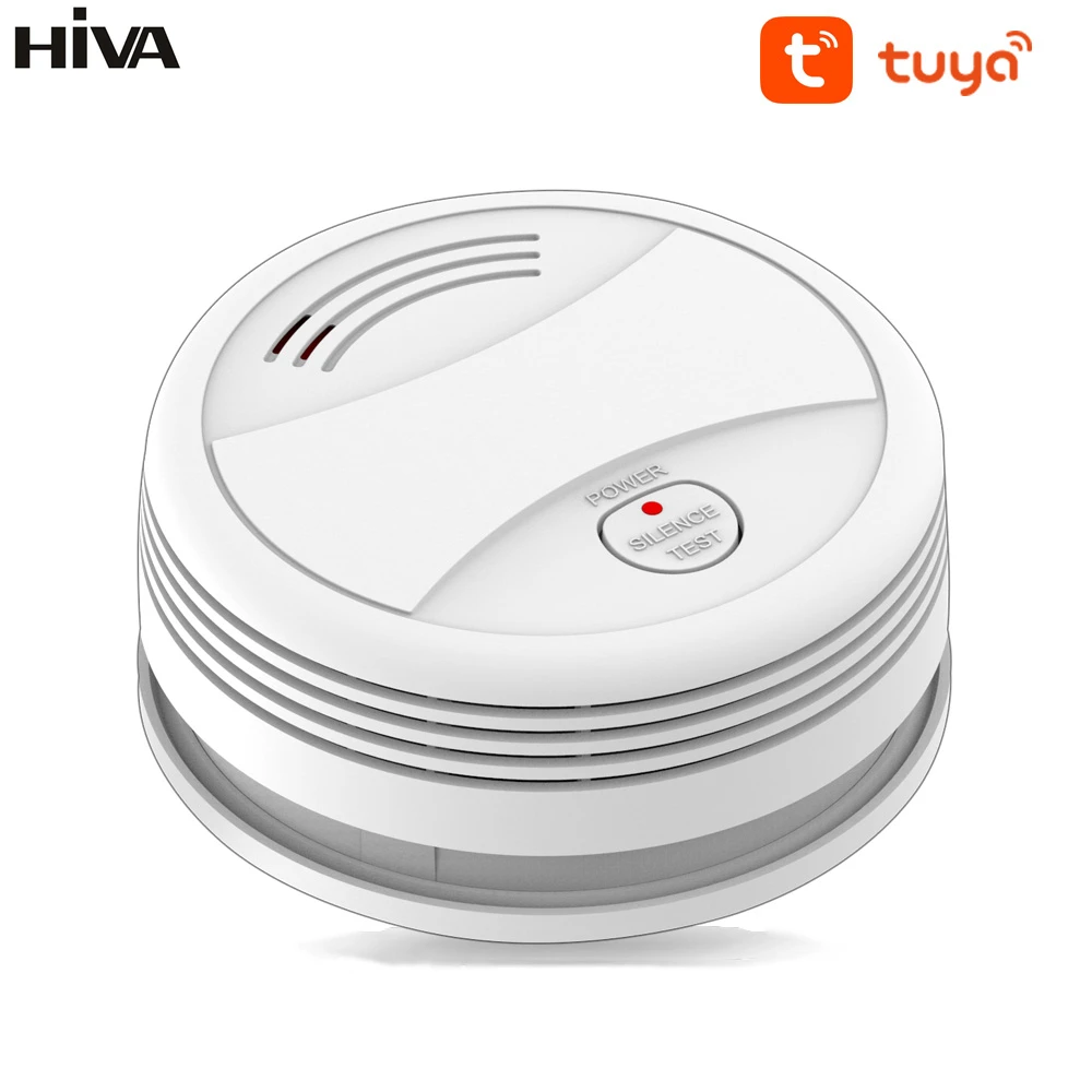 New Wifi Fire Smoke Detector Security Alarm System for Garden Kitchen Home Office Tuya SmartLife APP Control Fire Alarm Sensor tuya wifi zigbee smoke detector alarm sensor fire detection fire alarm app remote control home security assistant accessories