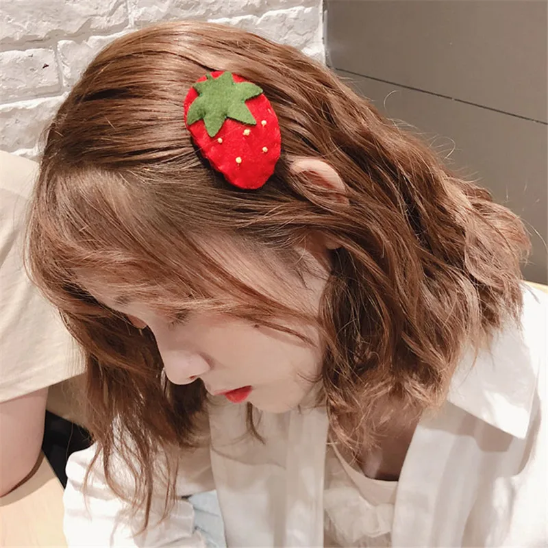

New Girl Children's Cartoon Animal Hair Clips Cloth Baby Hairclip Fox Bee Bear Rabbit Rainbow Duck Star Hairpin Kids Headdress