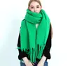 Winter Scarf Women Cashmere Warm Pashmina Solid Foulard Female Scarves Wraps Thick Soft Bufanda Big Tassels Shawl Long Stole ► Photo 3/6