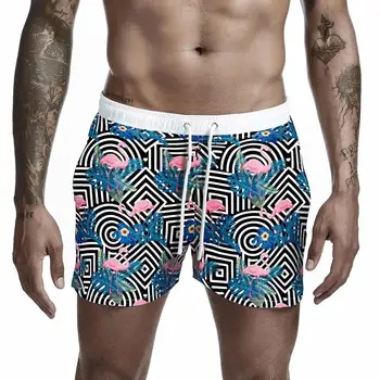 

2020 New Beach Surf Shorts For Men Mesh Lined pouch inside Summer Board shorts pockets beachwear Street Casual wear M L XL XXL