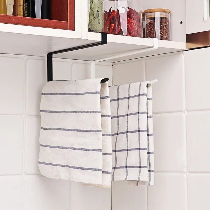 Paper Towel Holder Under Cabinet Wall Mount Stainless Steel Rack Kitchen