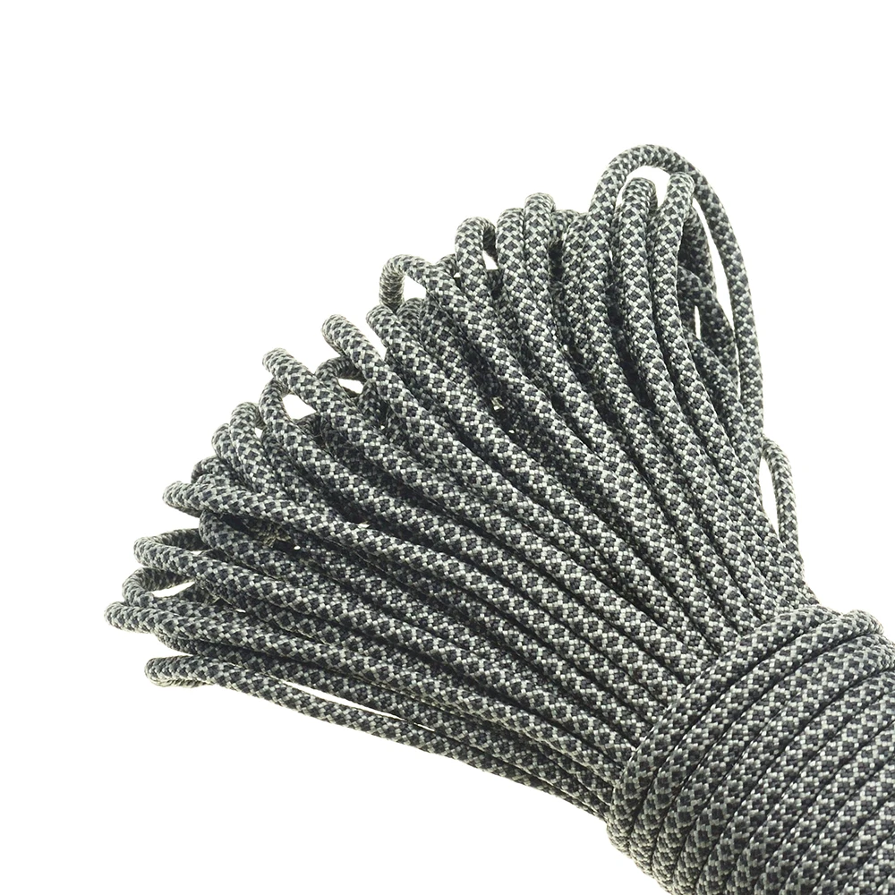 1Pcs 100FT 550 Paracord Parachute Cord Lanyard Mil Spec Type III 7 Strand Core For Climbing Camping Buckles Bracelet for nylon cord,nylon rope,parachute cord lanyard